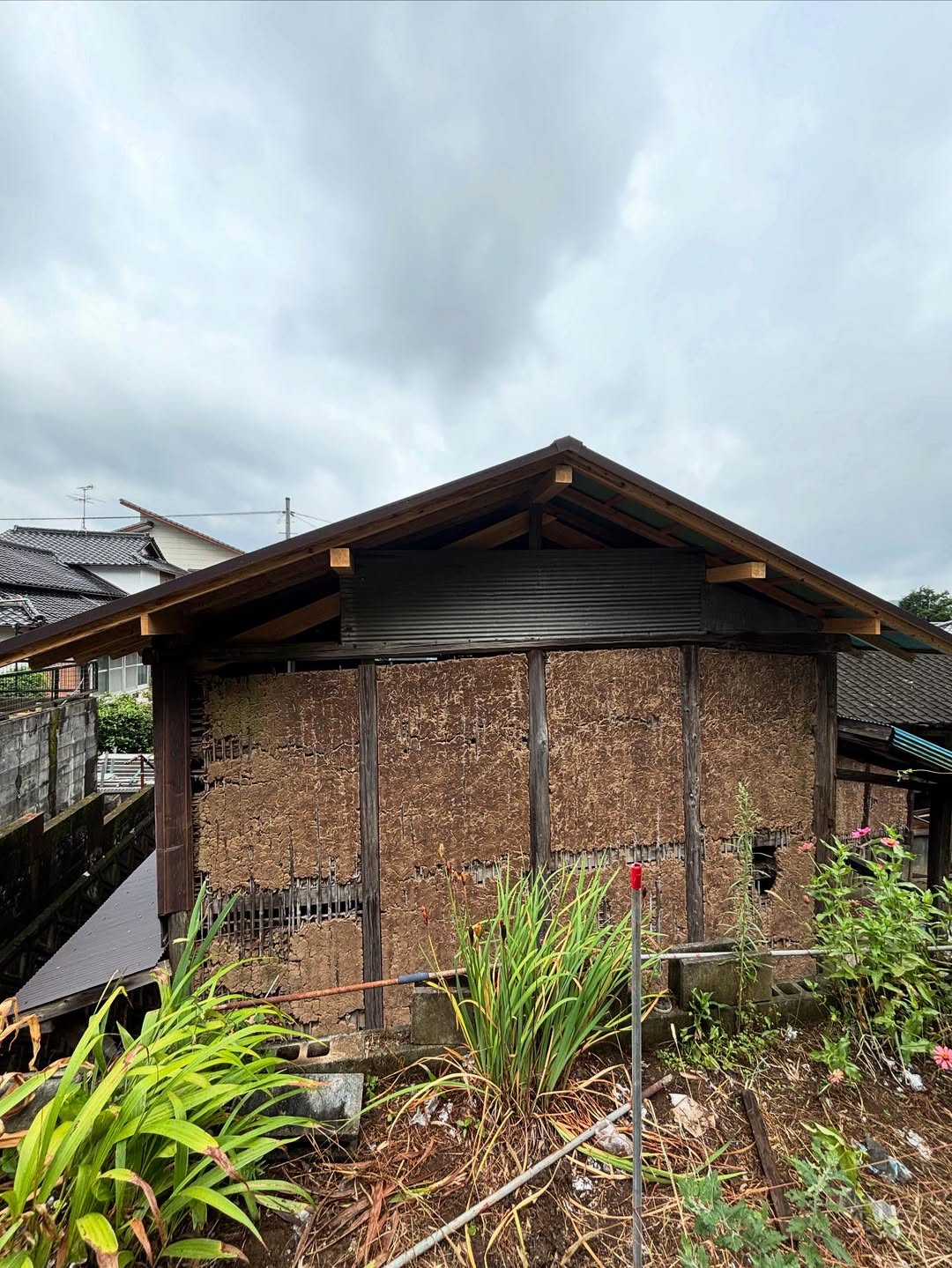 小屋の屋根のリフォーム