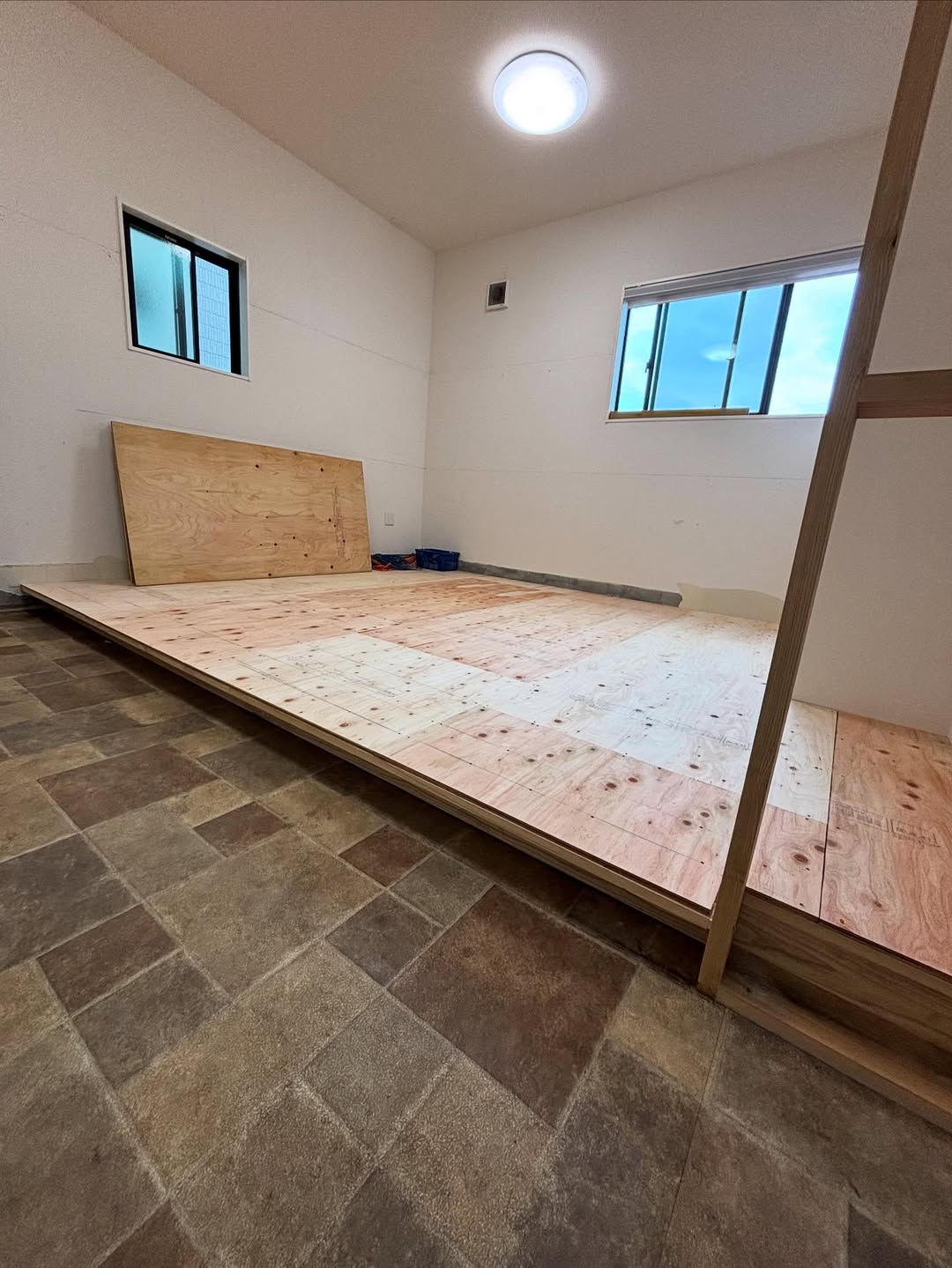 土間収納から休憩室へリフォーム!