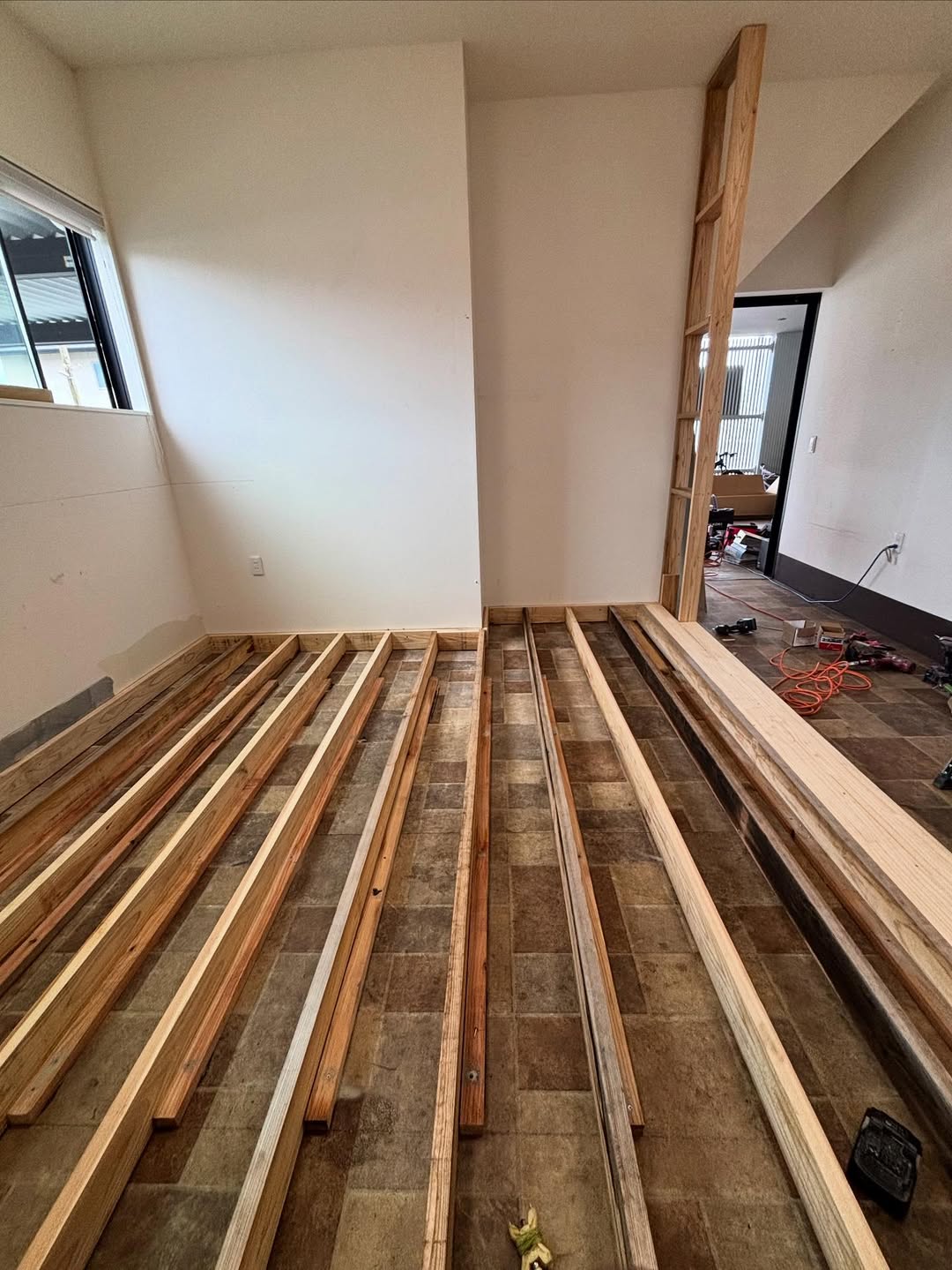 土間収納から休憩室へリフォーム!