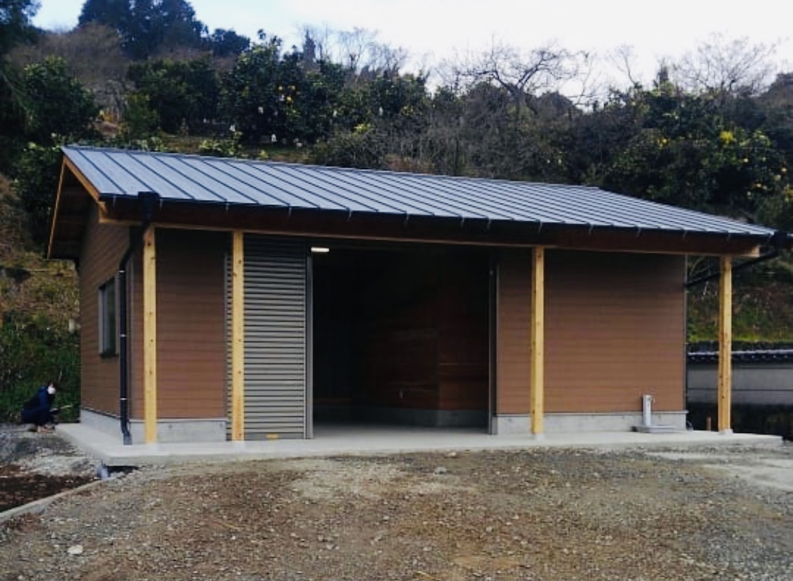 新築農業用倉庫