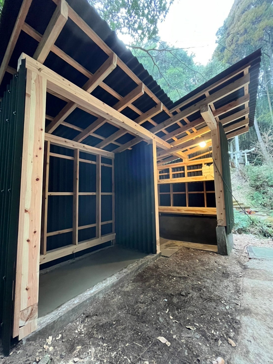 薪小屋 建替え工事