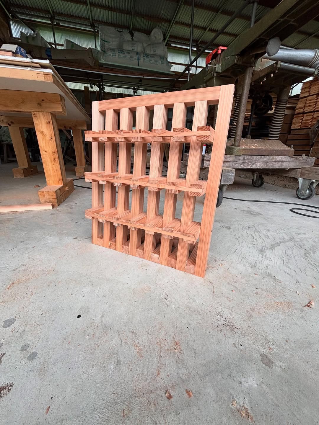 販売展示用の棚を製作