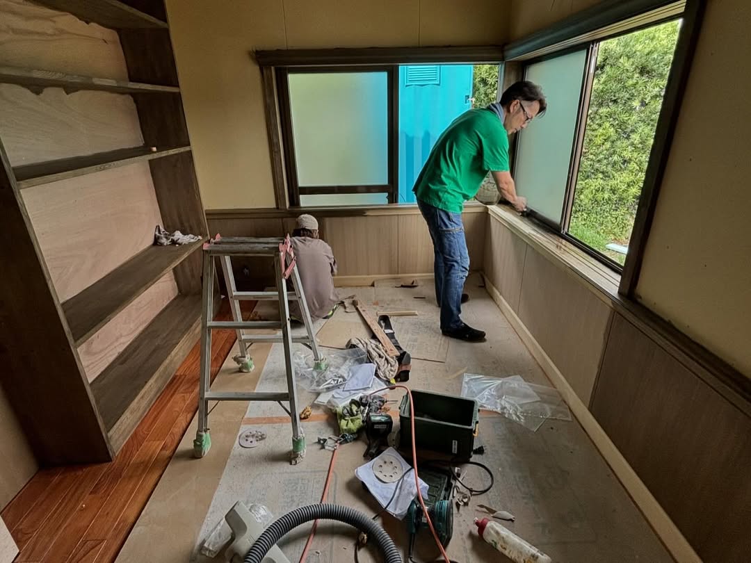 物置小屋から書斎へリノベーション