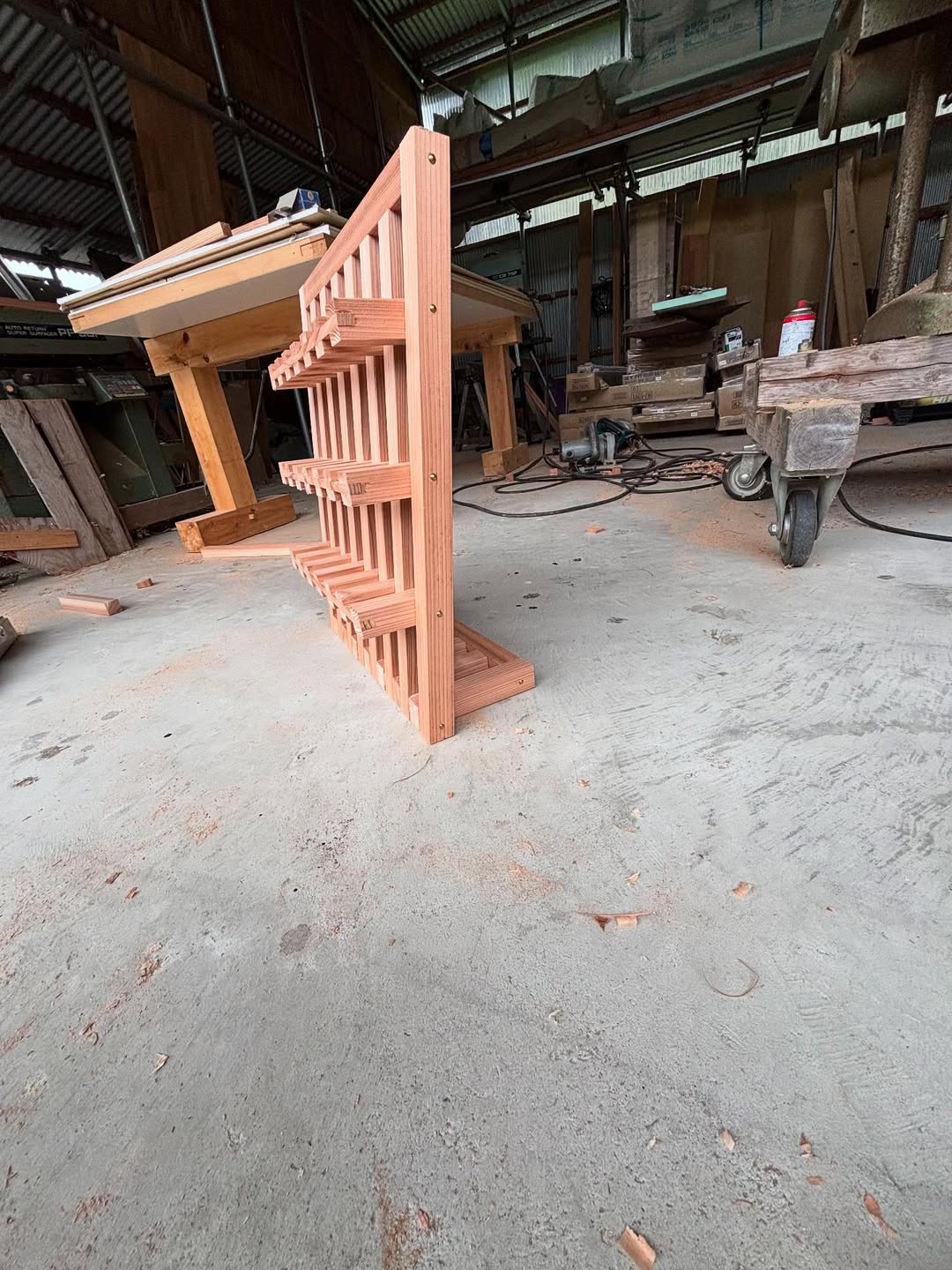 販売展示用の棚を製作