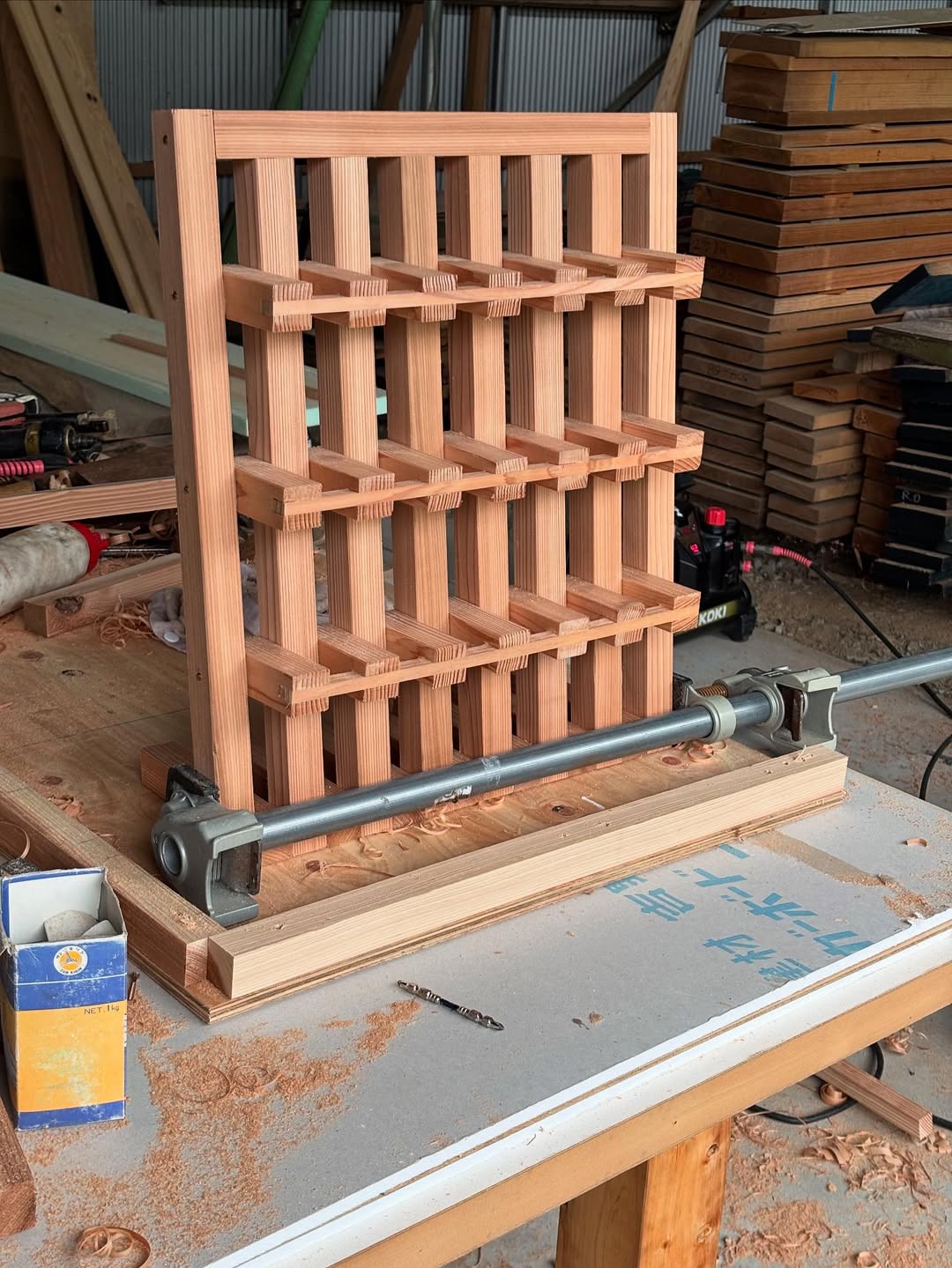 販売展示用の棚を製作